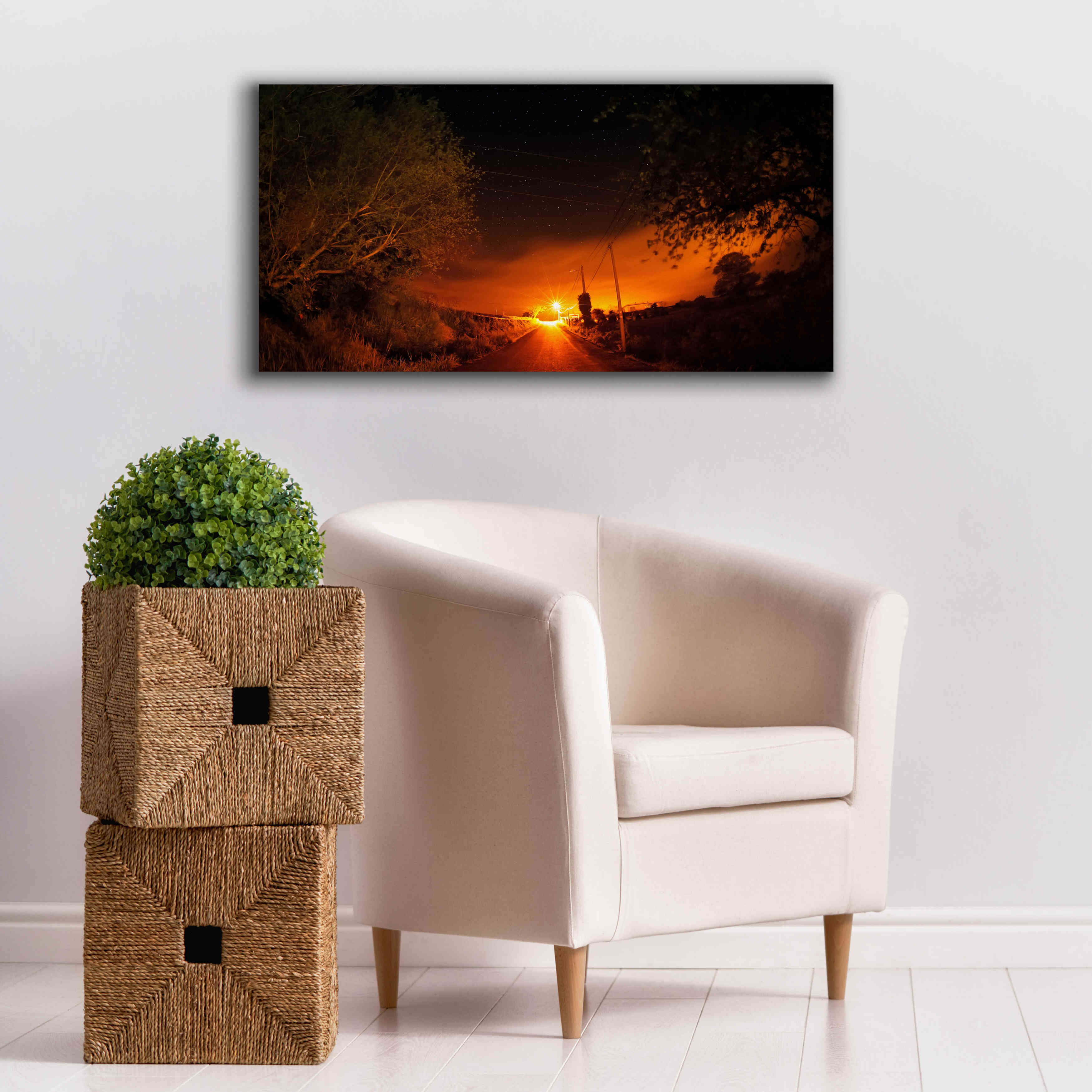 'Way To The Stars' by Sebastien Lory, Giclee Canvas Wall Art,40 x 20