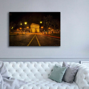 'Arc Night' by Sebastien Lory, Giclee Canvas Wall Art,60 x 40