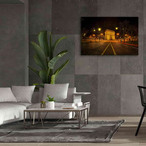 'Arc Night' by Sebastien Lory, Giclee Canvas Wall Art,60 x 40
