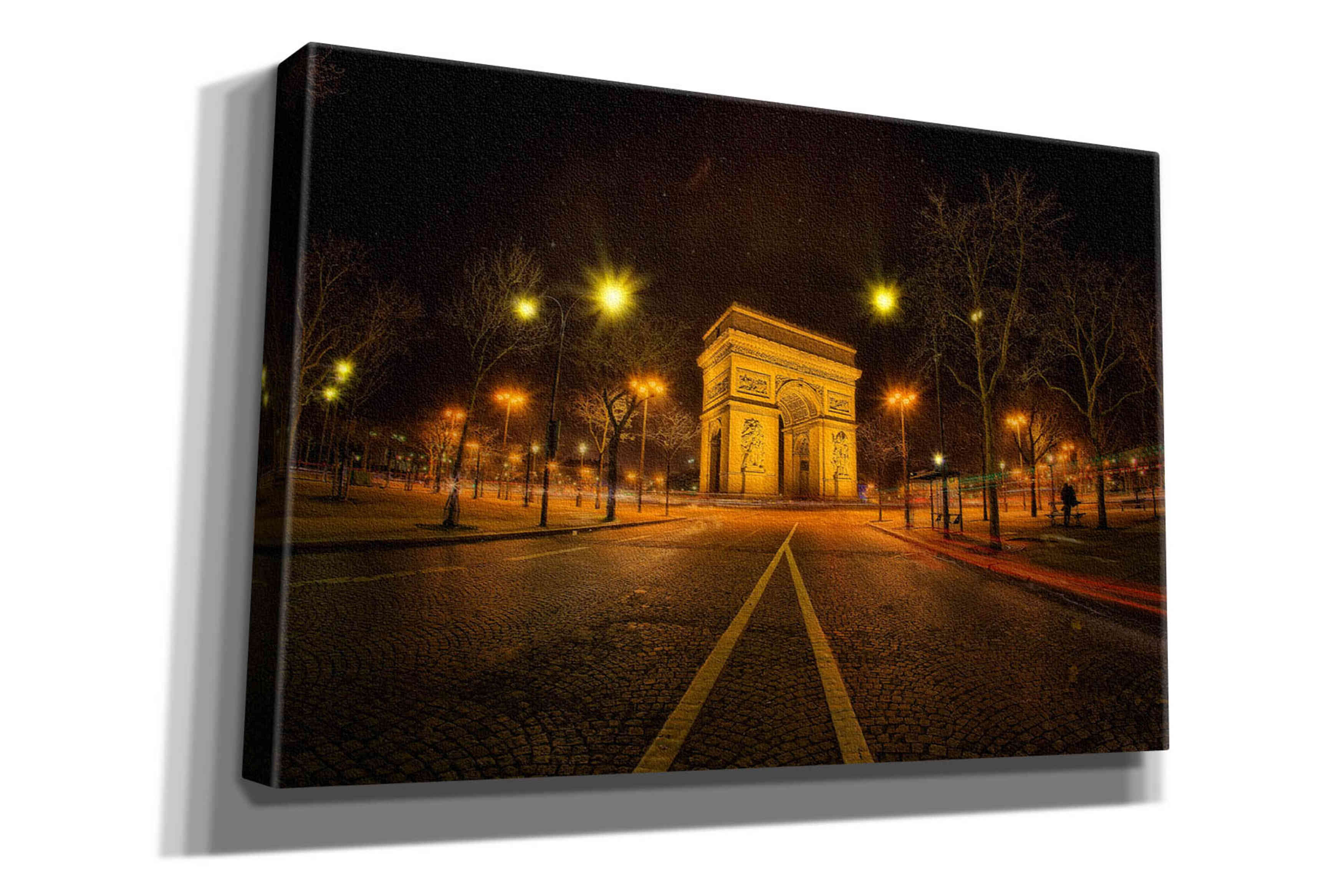 'Arc Night' by Sebastien Lory, Giclee Canvas Wall Art