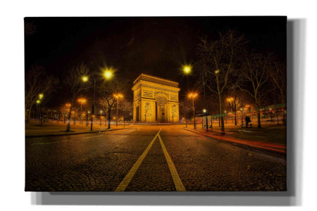 'Arc Night' by Sebastien Lory, Giclee Canvas Wall Art