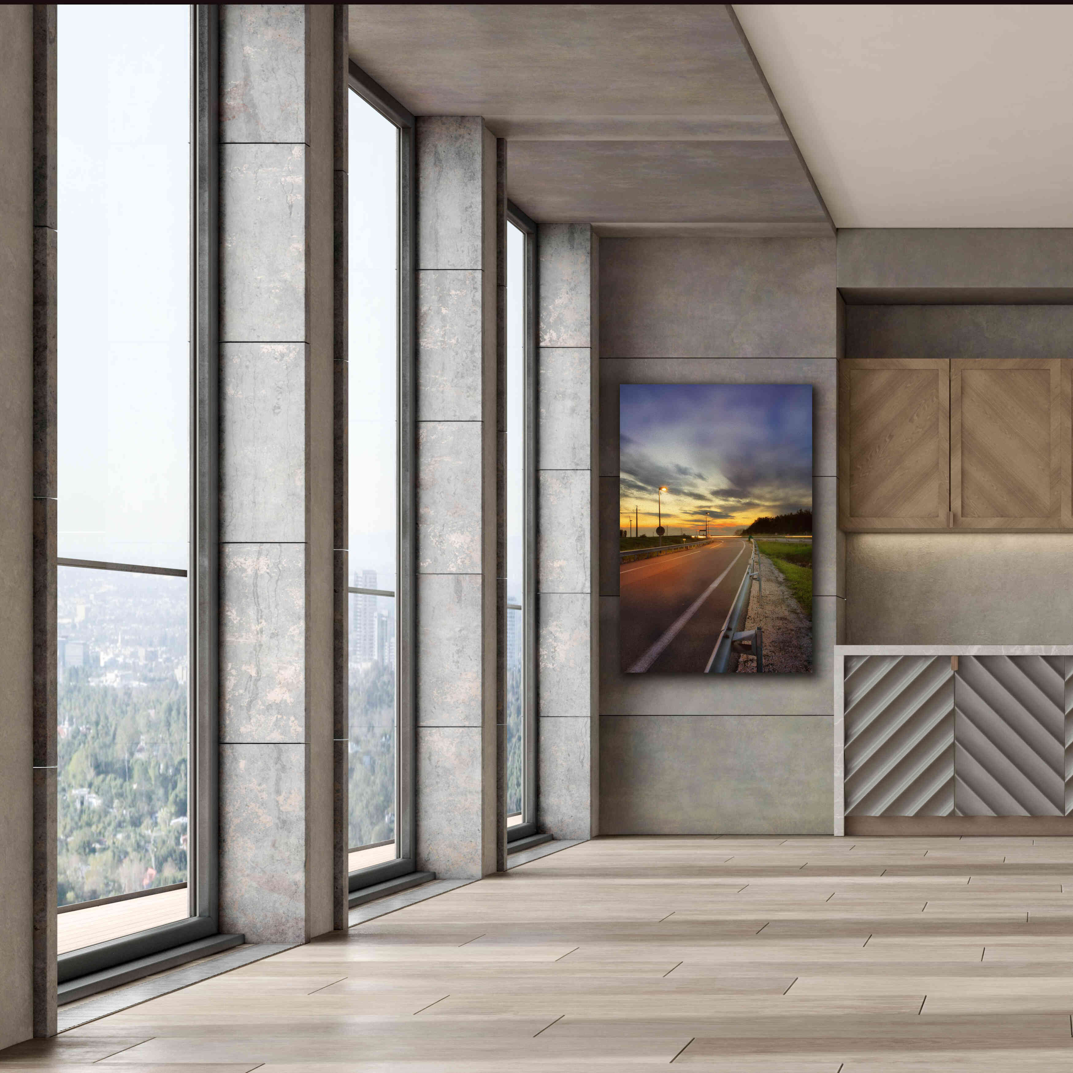 'Motorway' by Sebastien Lory, Giclee Canvas Wall Art,40 x 60