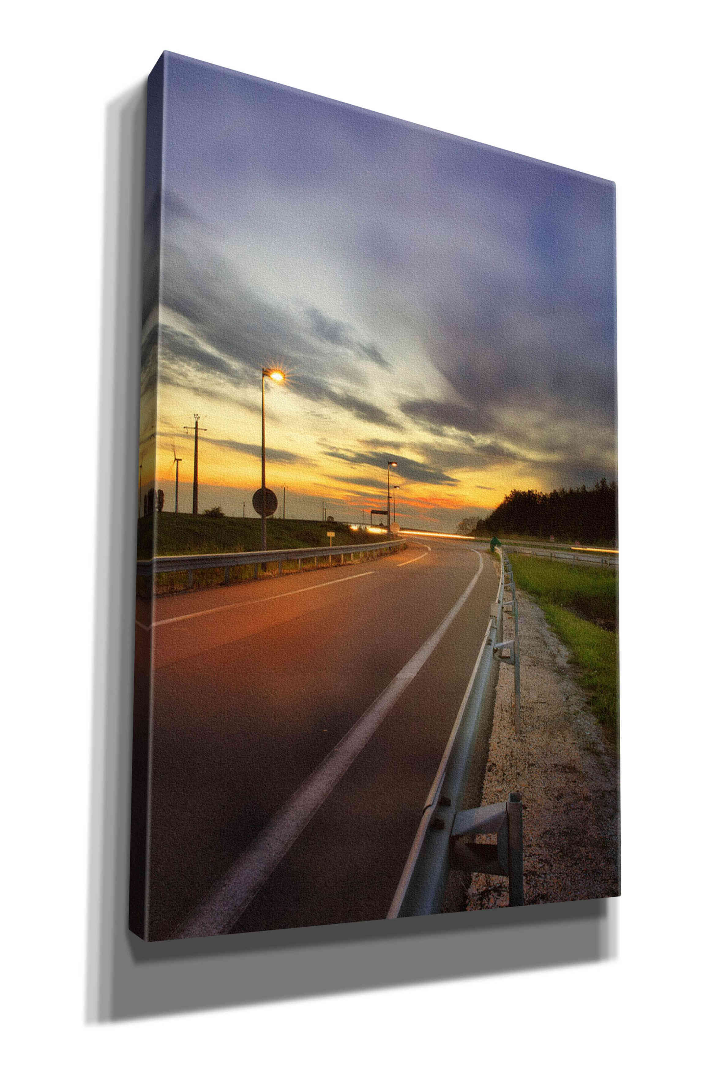 'Motorway' by Sebastien Lory, Giclee Canvas Wall Art
