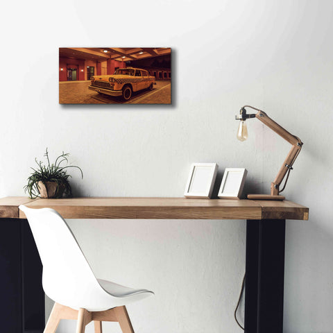 Image of 'Disney 2 Taxi' by Sebastien Lory, Giclee Canvas Wall Art,24 x 12