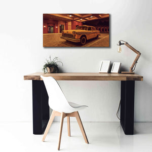 'Disney 2 Taxi' by Sebastien Lory, Giclee Canvas Wall Art,40 x 20