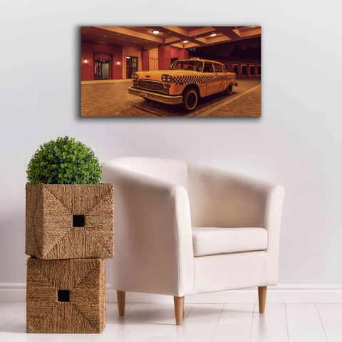 Image of 'Disney 2 Taxi' by Sebastien Lory, Giclee Canvas Wall Art,40 x 20