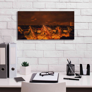 'From Arc De Triomphe' by Sebastien Lory, Giclee Canvas Wall Art,24 x 12