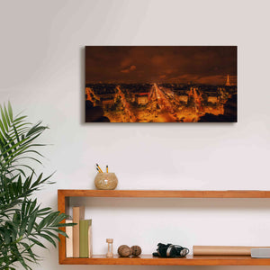'From Arc De Triomphe' by Sebastien Lory, Giclee Canvas Wall Art,24 x 12