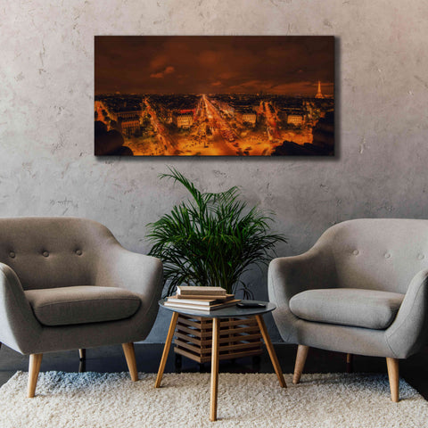 Image of 'From Arc De Triomphe' by Sebastien Lory, Giclee Canvas Wall Art,60 x 30