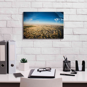 'Urban Sky' by Sebastien Lory, Giclee Canvas Wall Art,18 x 12