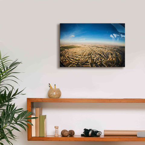 Image of 'Urban Sky' by Sebastien Lory, Giclee Canvas Wall Art,18 x 12