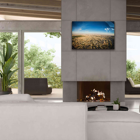 Image of 'Urban Sky' by Sebastien Lory, Giclee Canvas Wall Art,40 x 26
