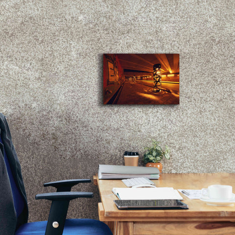Image of 'Light Bridge' by Sebastien Lory, Giclee Canvas Wall Art,18 x 12