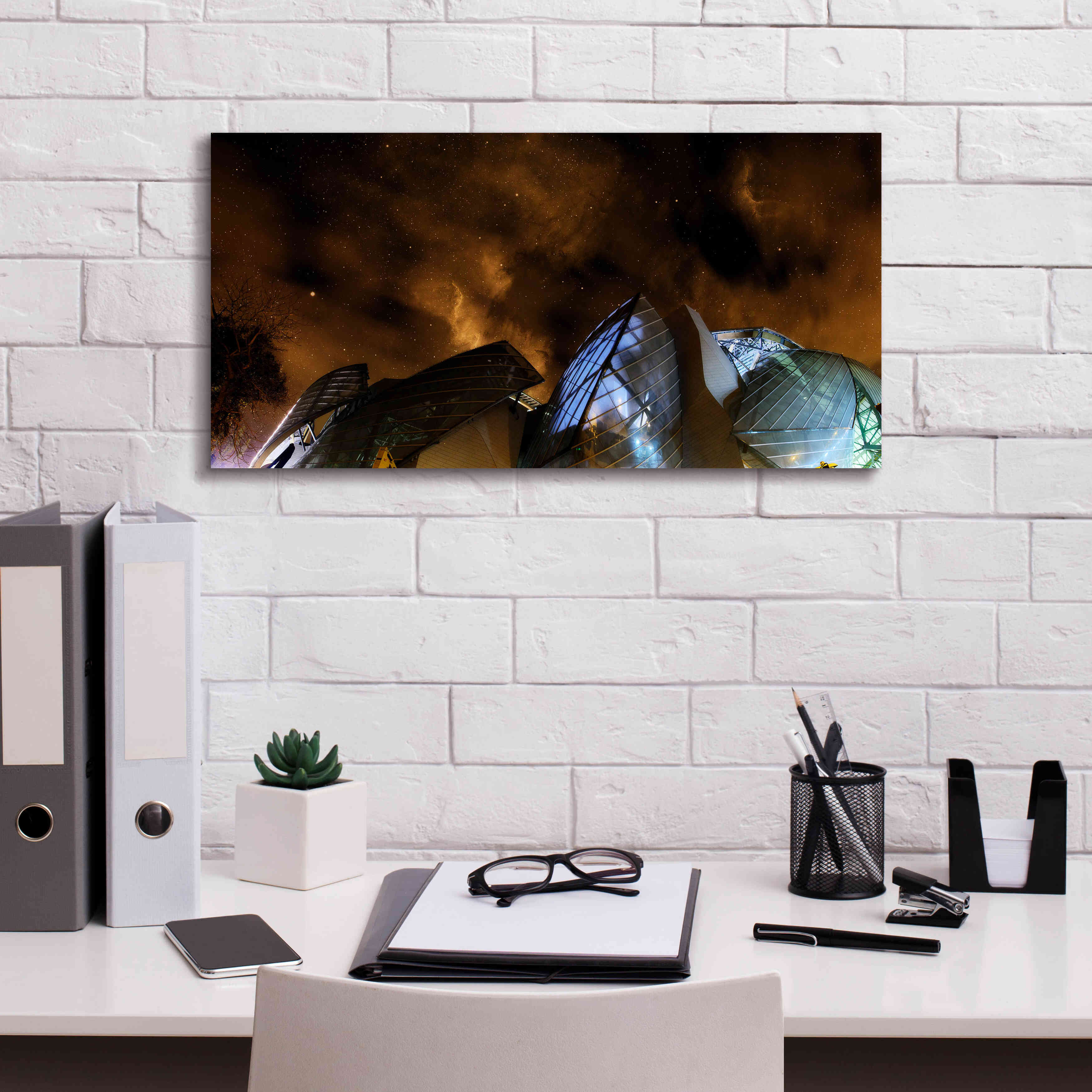 'Lv Color' by Sebastien Lory, Giclee Canvas Wall Art,24 x 12