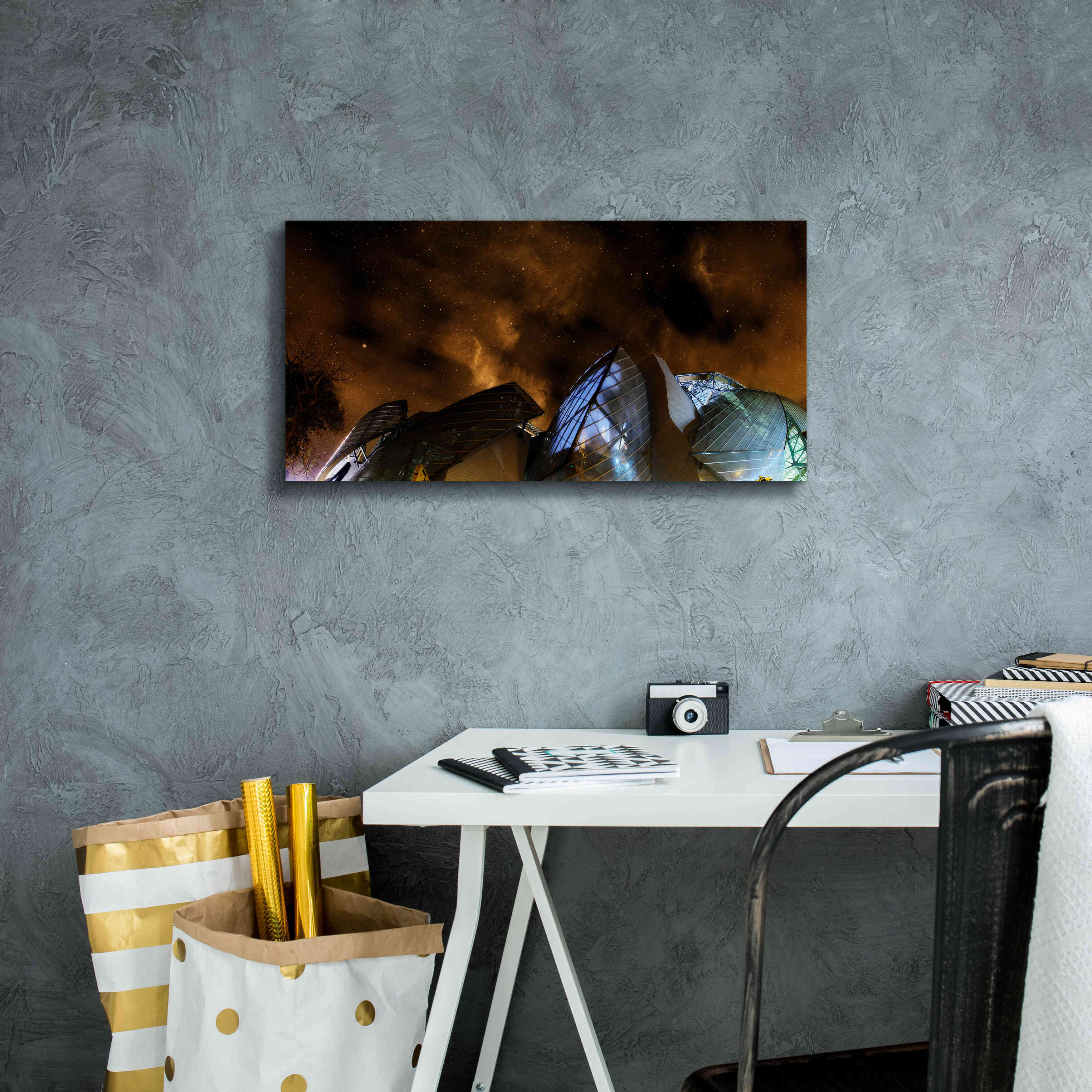 'Lv Color' by Sebastien Lory, Giclee Canvas Wall Art,24 x 12