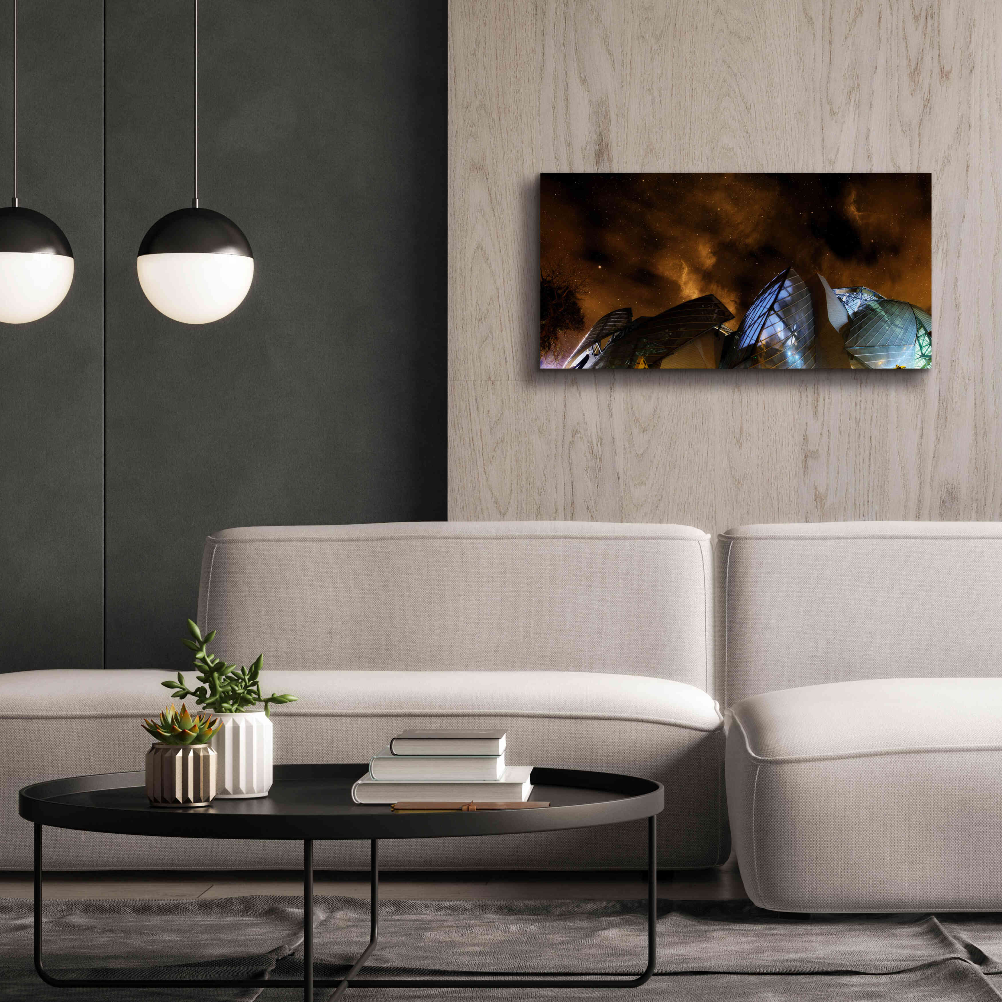 'Lv Color' by Sebastien Lory, Giclee Canvas Wall Art,40 x 20