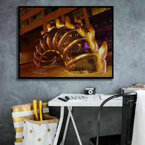 'Nuit Blanche' by Sebastien Lory, Giclee Canvas Wall Art,34 x 26