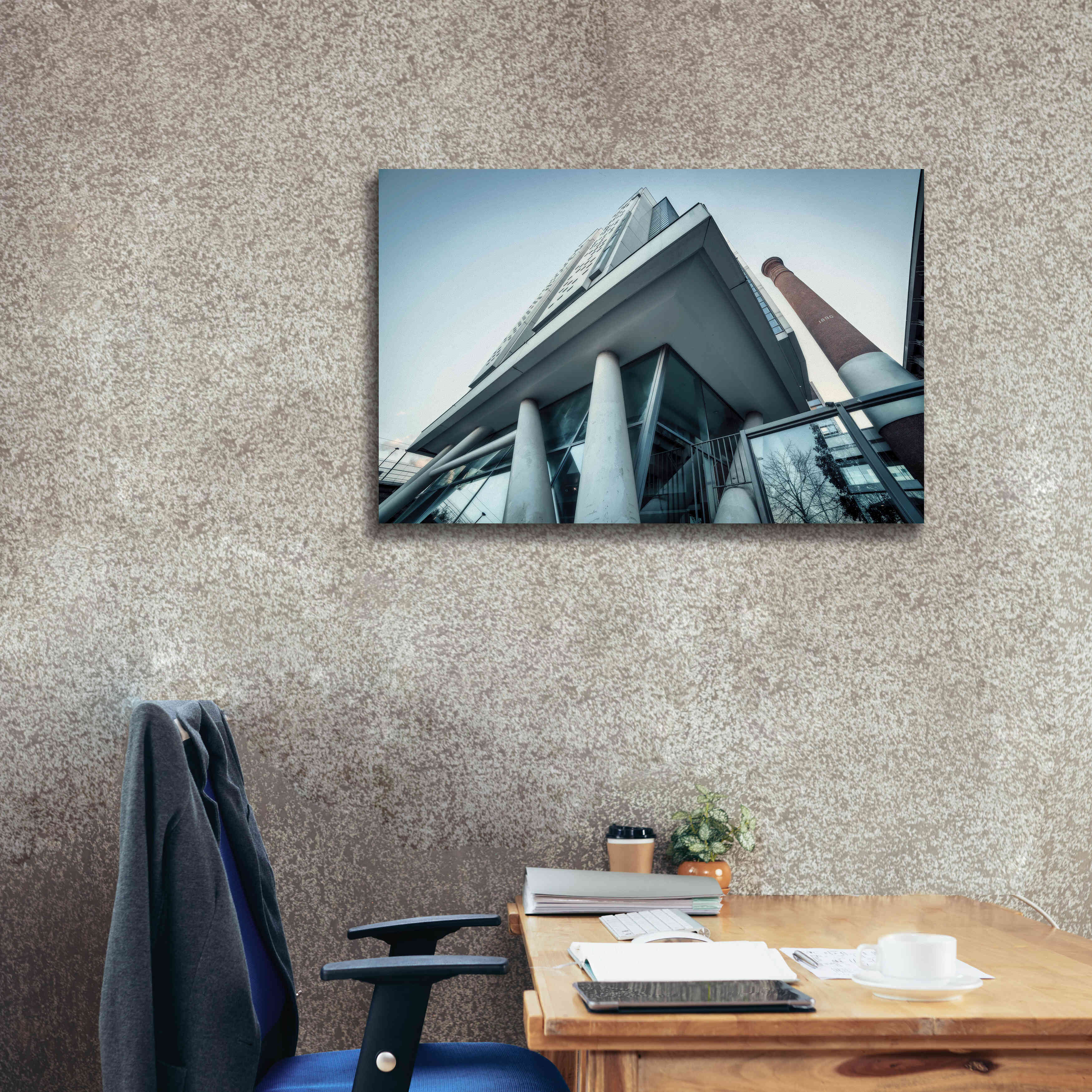 'Université Architecture3' by Sebastien Lory, Giclee Canvas Wall Art,40 x 26