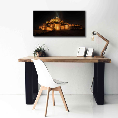 Image of 'Mont St Michel' by Sebastien Lory, Giclee Canvas Wall Art,40 x 20