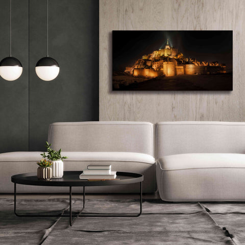 Image of 'Mont St Michel' by Sebastien Lory, Giclee Canvas Wall Art,60 x 30