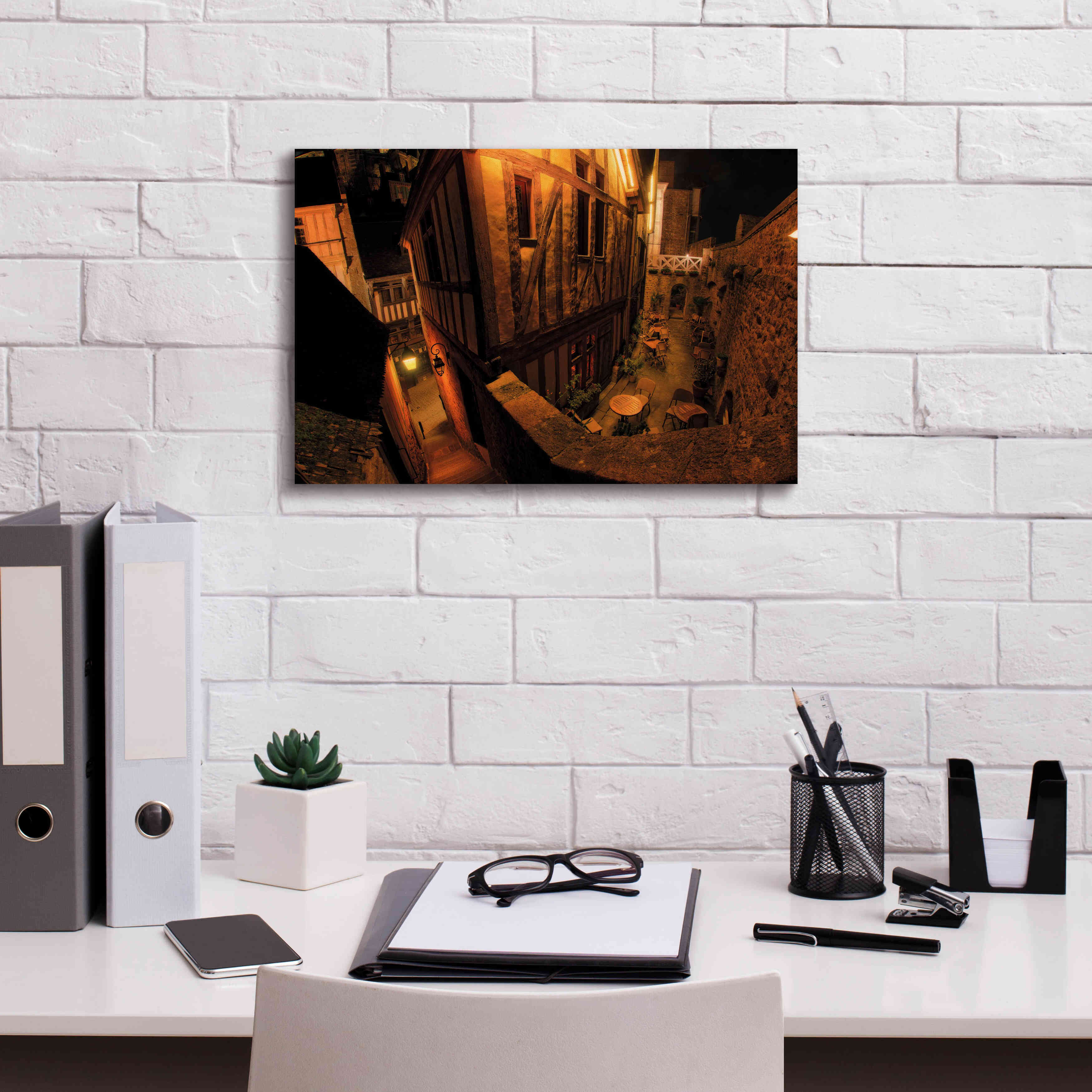 'St Michel 2' by Sebastien Lory, Giclee Canvas Wall Art,18 x 12