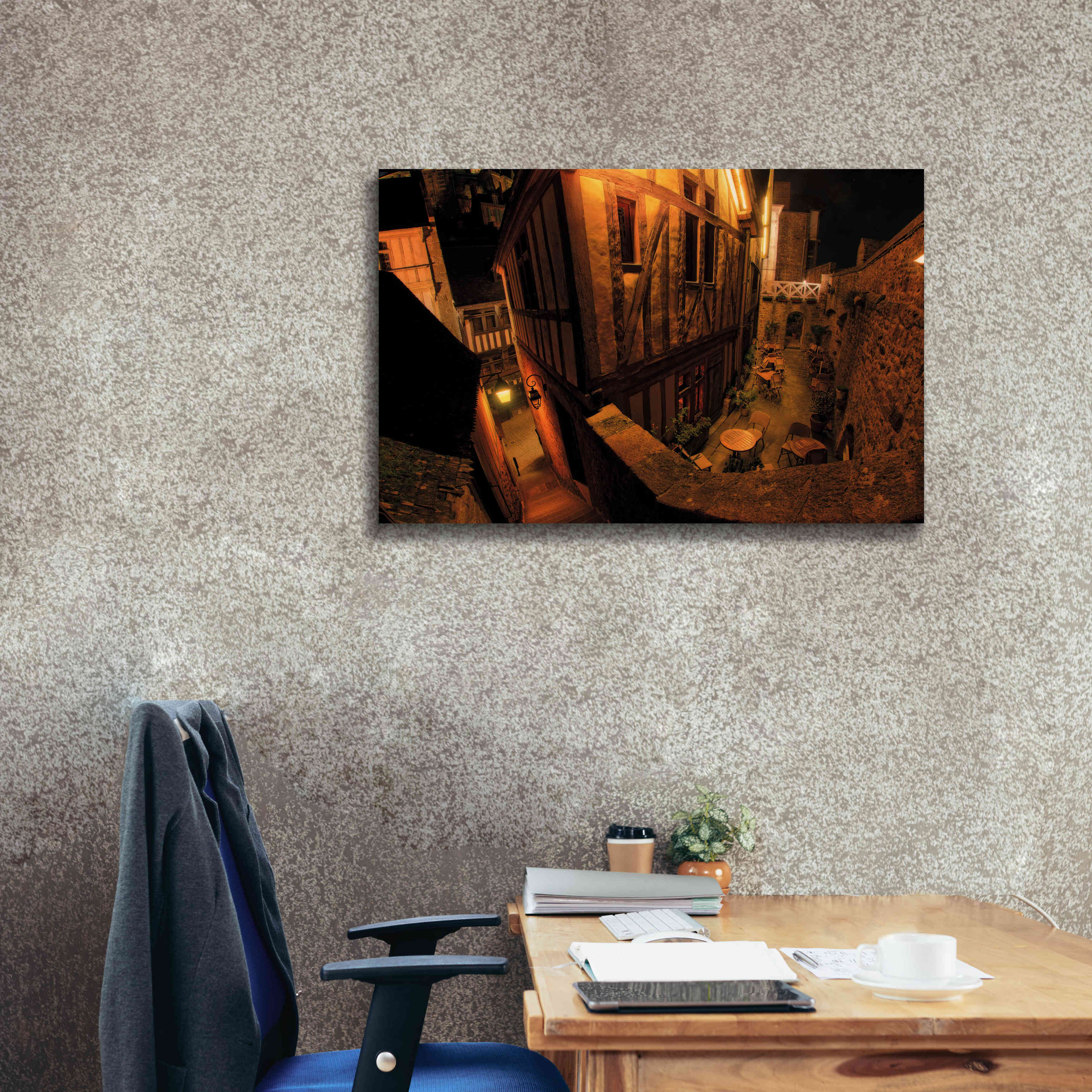 'St Michel 2' by Sebastien Lory, Giclee Canvas Wall Art,40 x 26