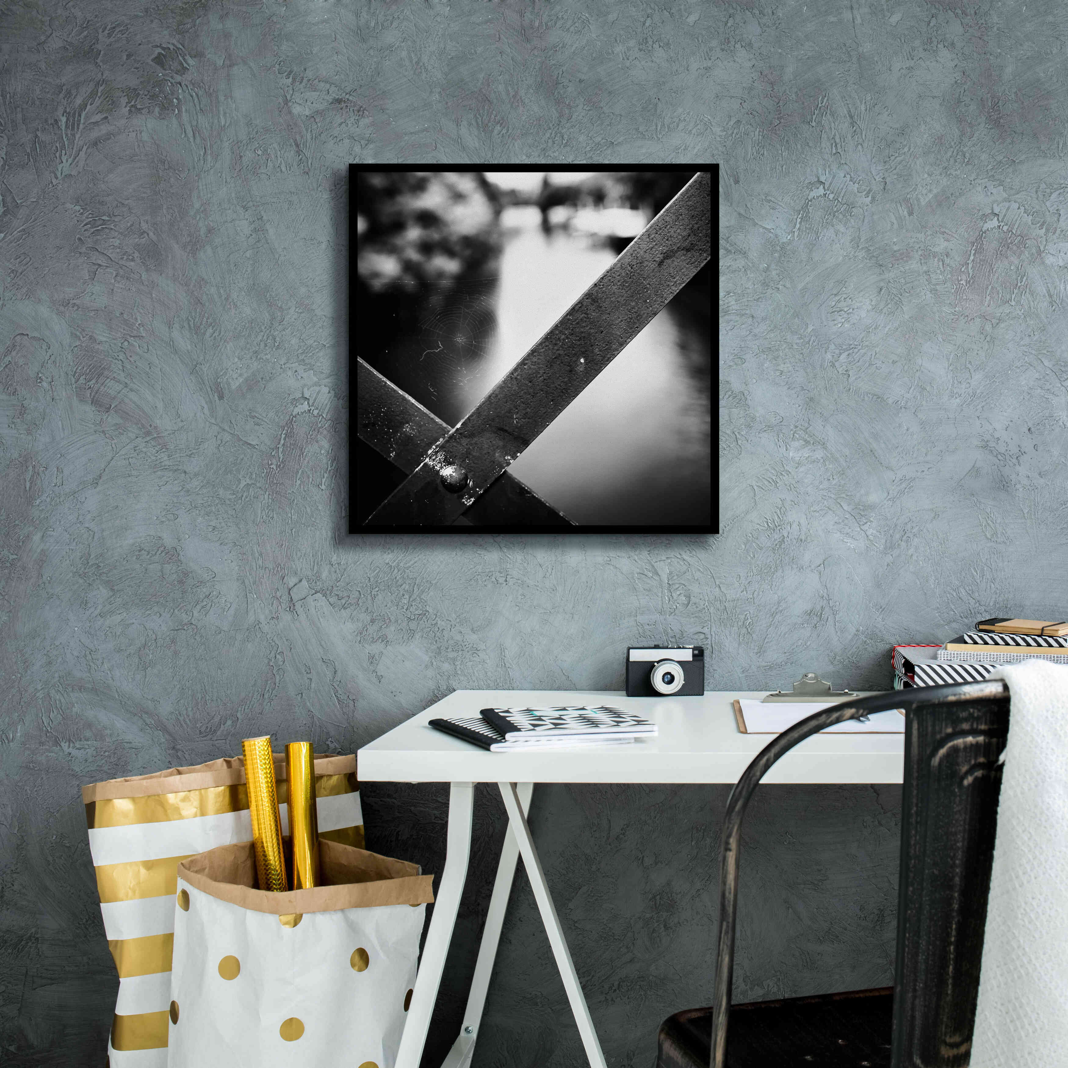 'X' by Sebastien Lory, Giclee Canvas Wall Art,18 x 18