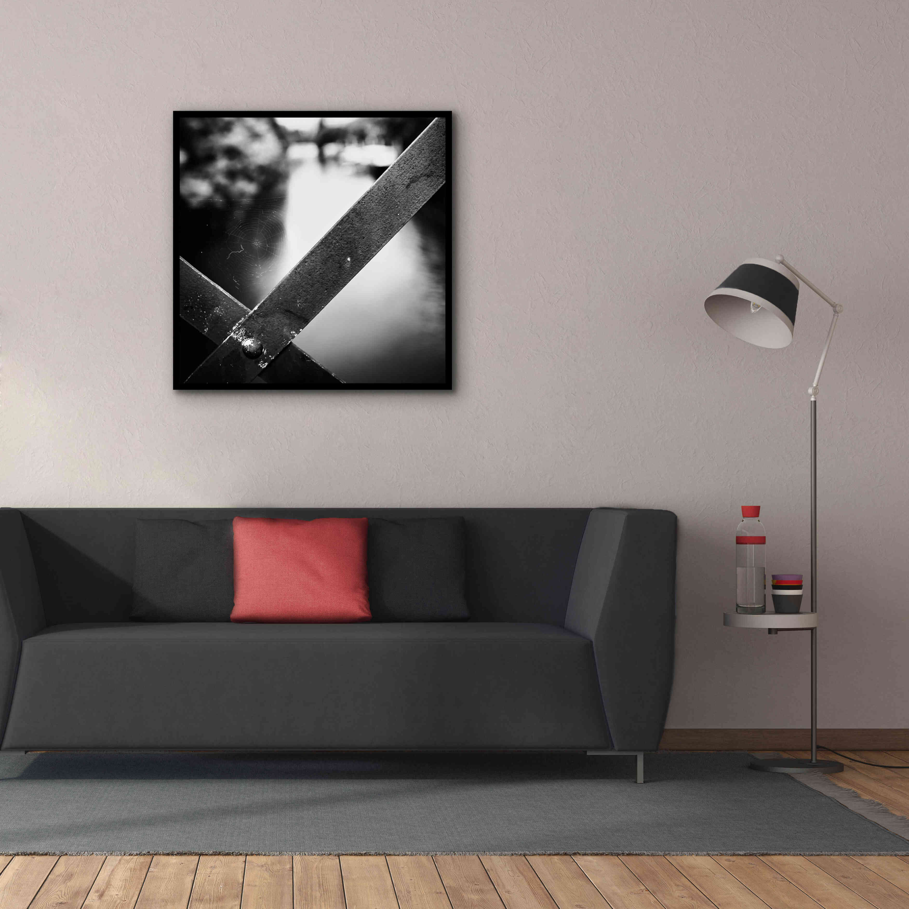 'X' by Sebastien Lory, Giclee Canvas Wall Art,37 x 37