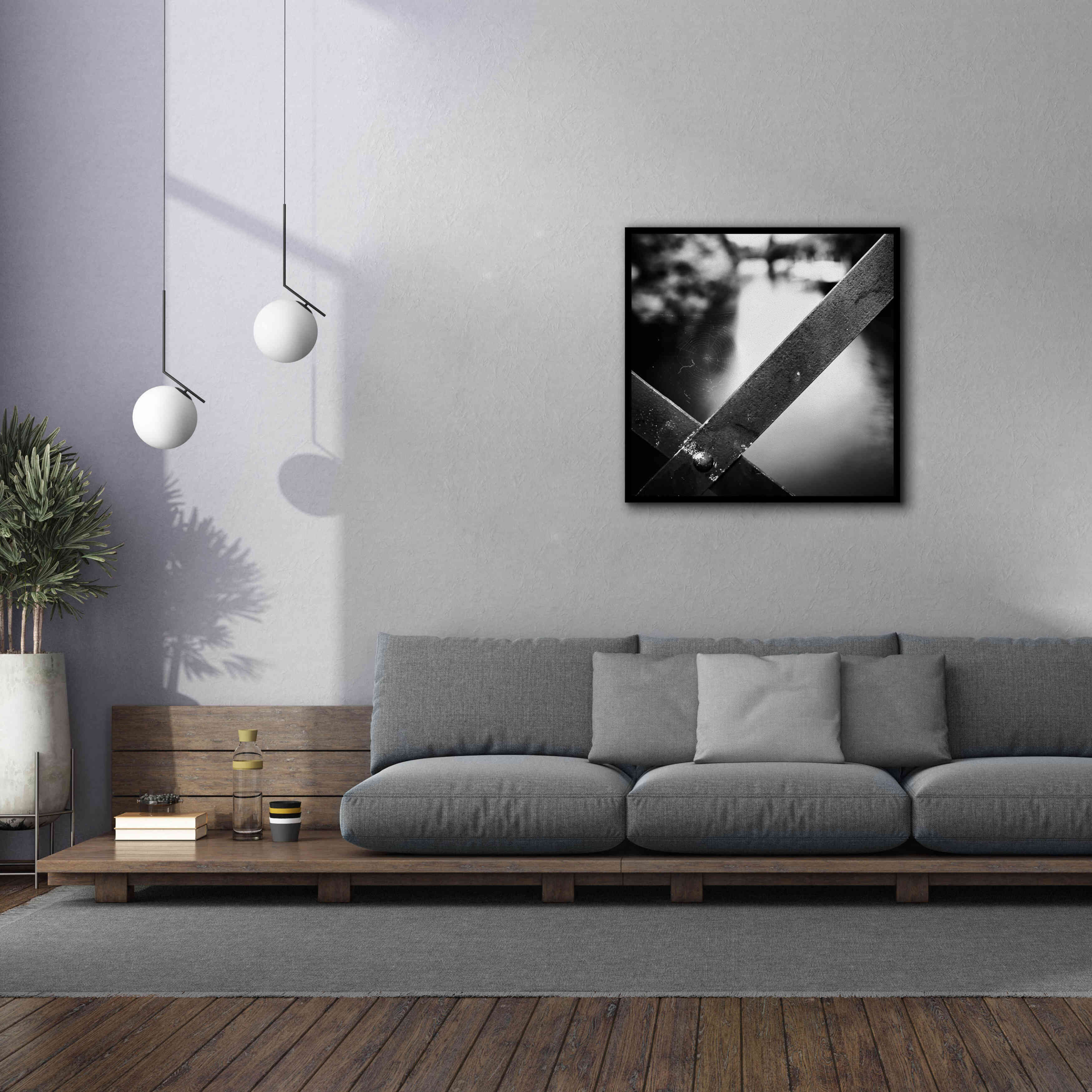 'X' by Sebastien Lory, Giclee Canvas Wall Art,37 x 37