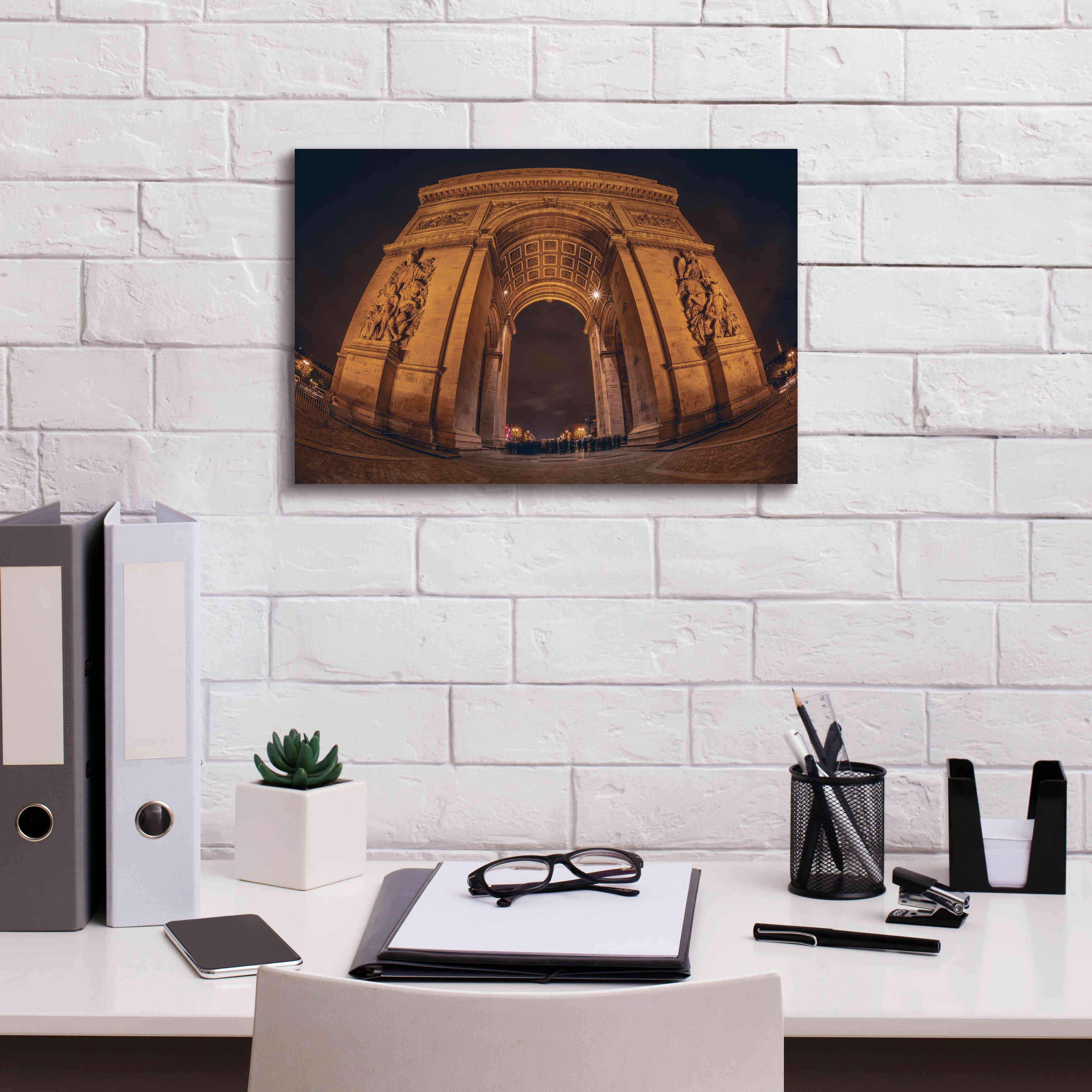 'Arc' by Sebastien Lory, Giclee Canvas Wall Art,18 x 12