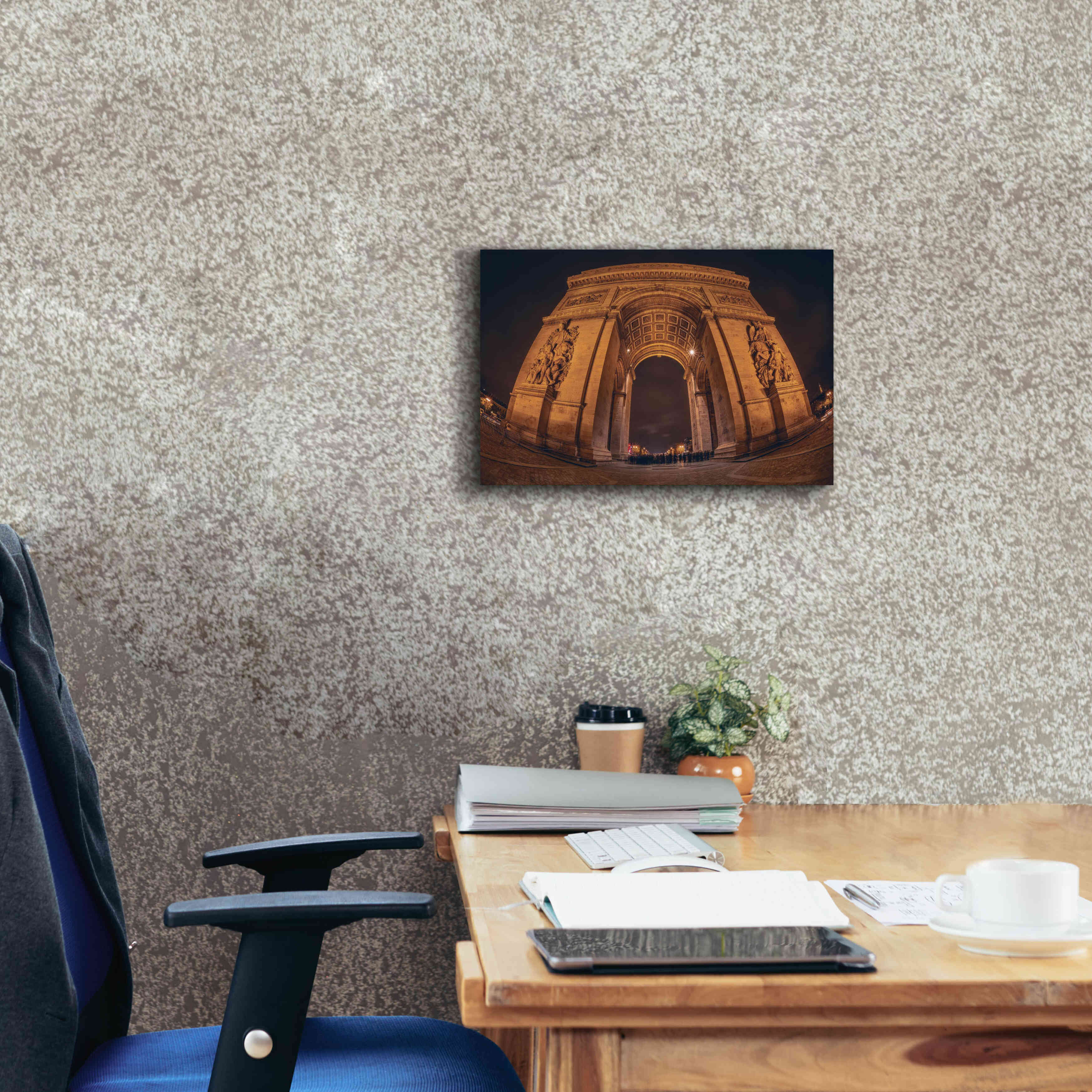 'Arc' by Sebastien Lory, Giclee Canvas Wall Art,18 x 12