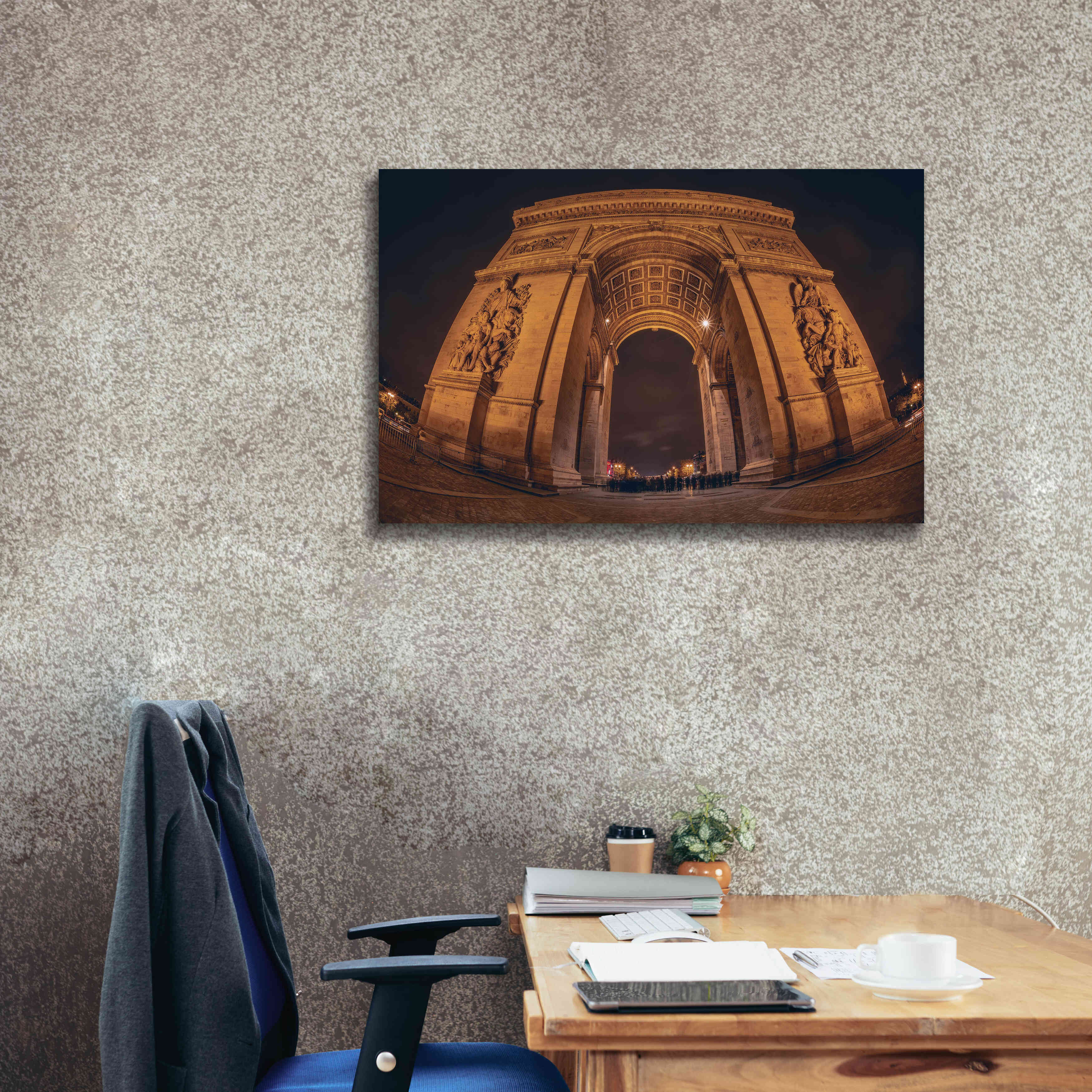 'Arc' by Sebastien Lory, Giclee Canvas Wall Art,40 x 26