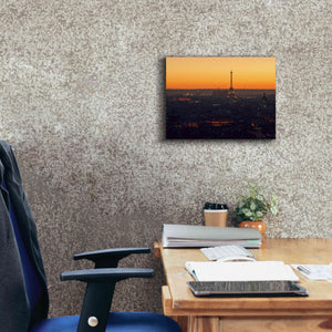 'D Paris' by Sebastien Lory, Giclee Canvas Wall Art,16 x 12