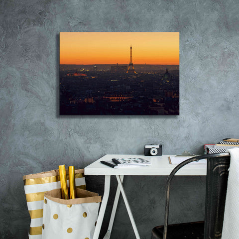 Image of 'D Paris' by Sebastien Lory, Giclee Canvas Wall Art,26 x 18
