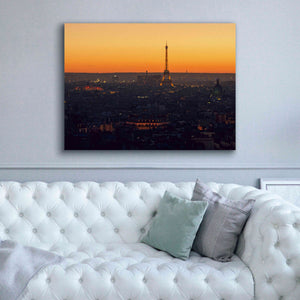 'D Paris' by Sebastien Lory, Giclee Canvas Wall Art,54 x 40