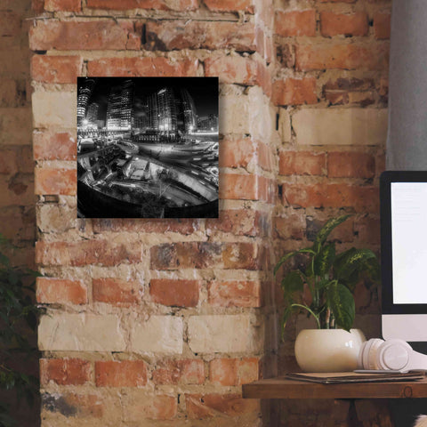 Image of 'Defense Bw' by Sebastien Lory, Giclee Canvas Wall Art,12 x 12