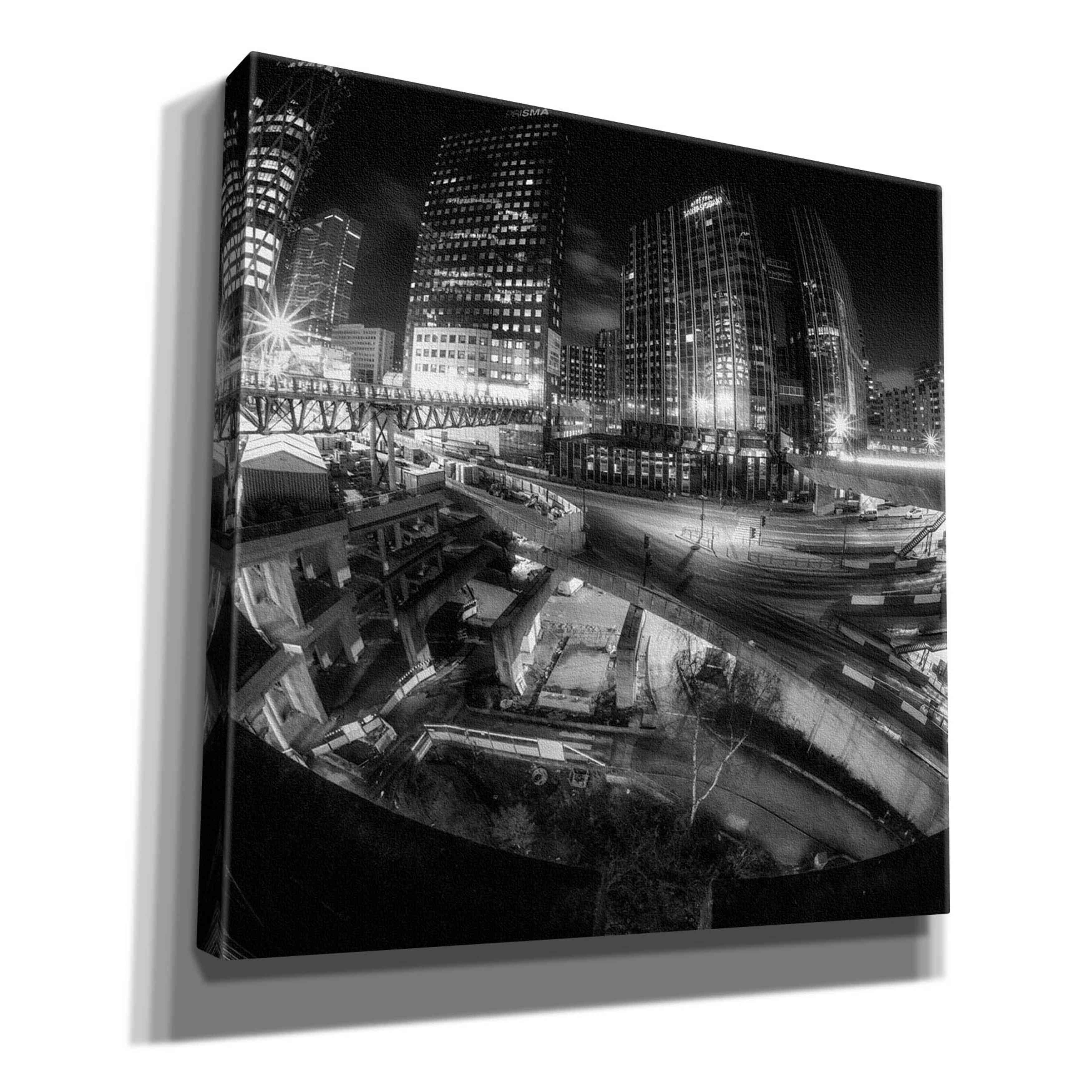 'Defense Bw' by Sebastien Lory, Giclee Canvas Wall Art