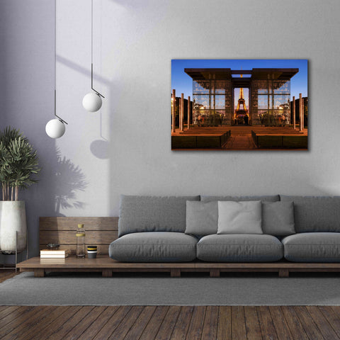 Image of 'Dupli Eiffel' by Sebastien Lory, Giclee Canvas Wall Art,60 x 40