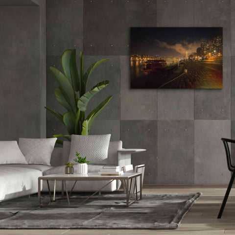 Image of 'Moody Eiffel' by Sebastien Lory, Giclee Canvas Wall Art,60 x 40