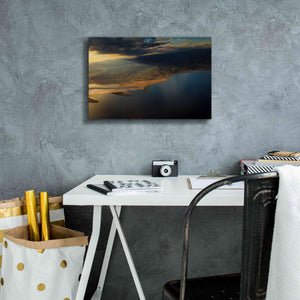 'Nice Airport' by Sebastien Lory, Giclee Canvas Wall Art,18 x 12