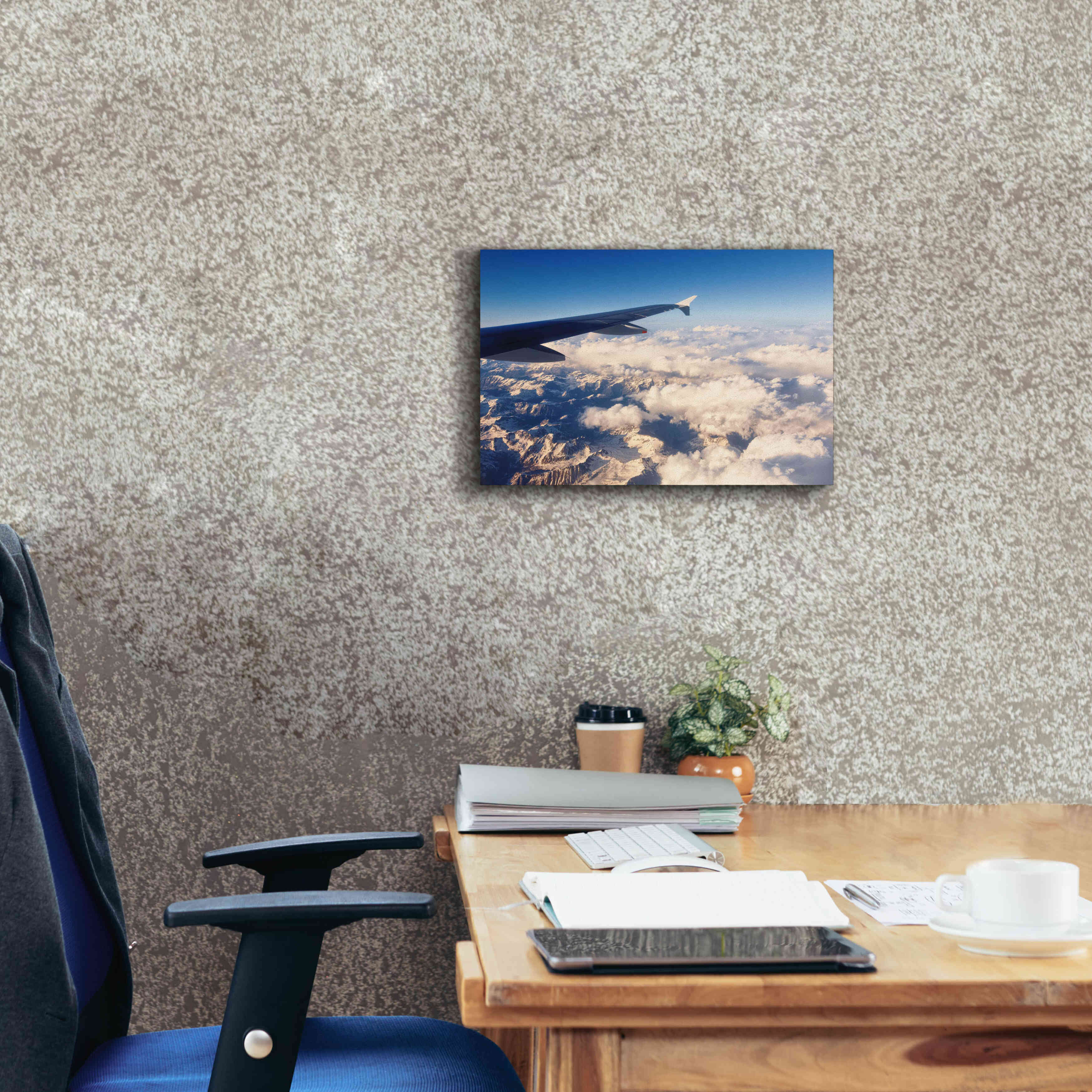 'Over The Mountains' by Sebastien Lory, Giclee Canvas Wall Art,18 x 12