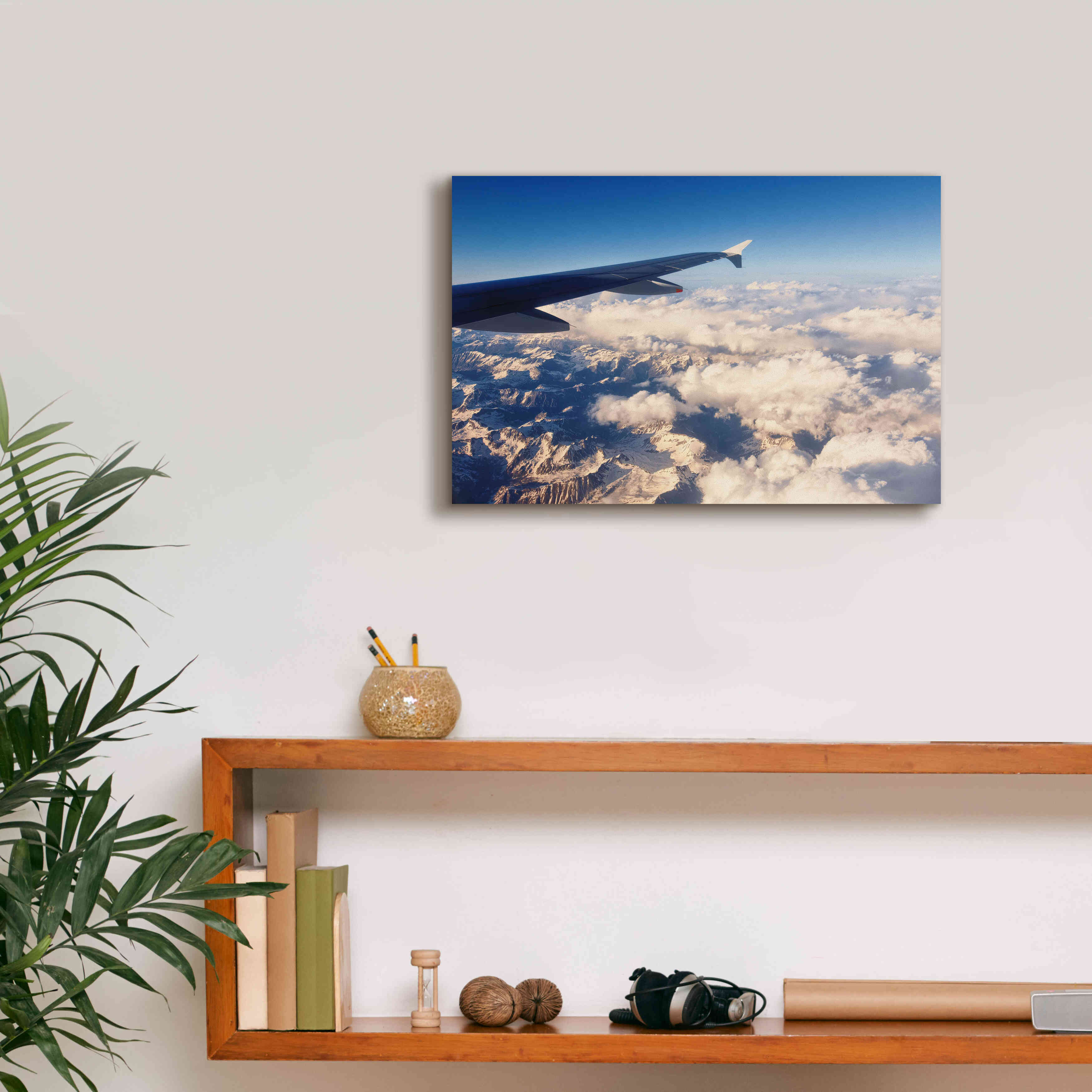 'Over The Mountains' by Sebastien Lory, Giclee Canvas Wall Art,18 x 12