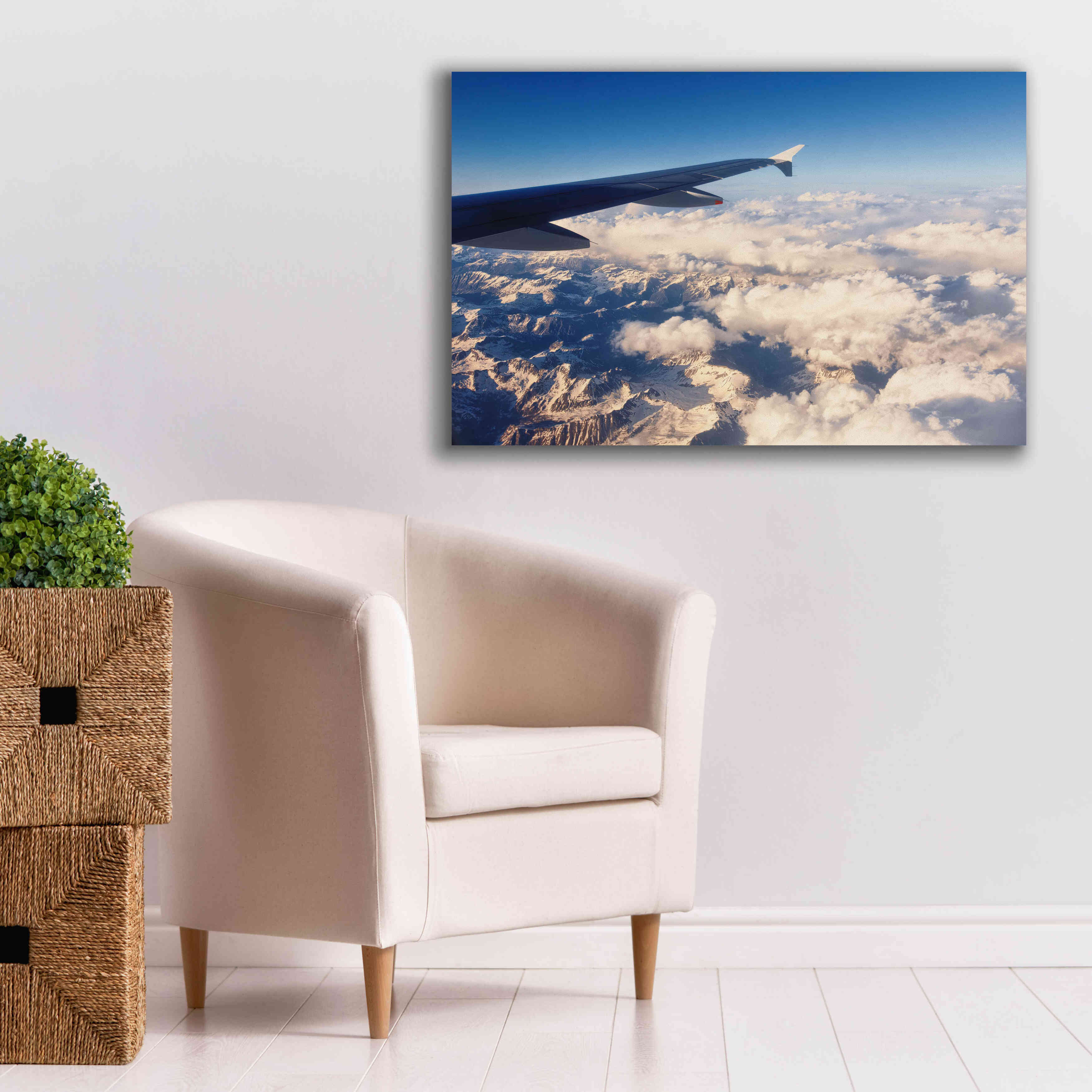 'Over The Mountains' by Sebastien Lory, Giclee Canvas Wall Art,40 x 26