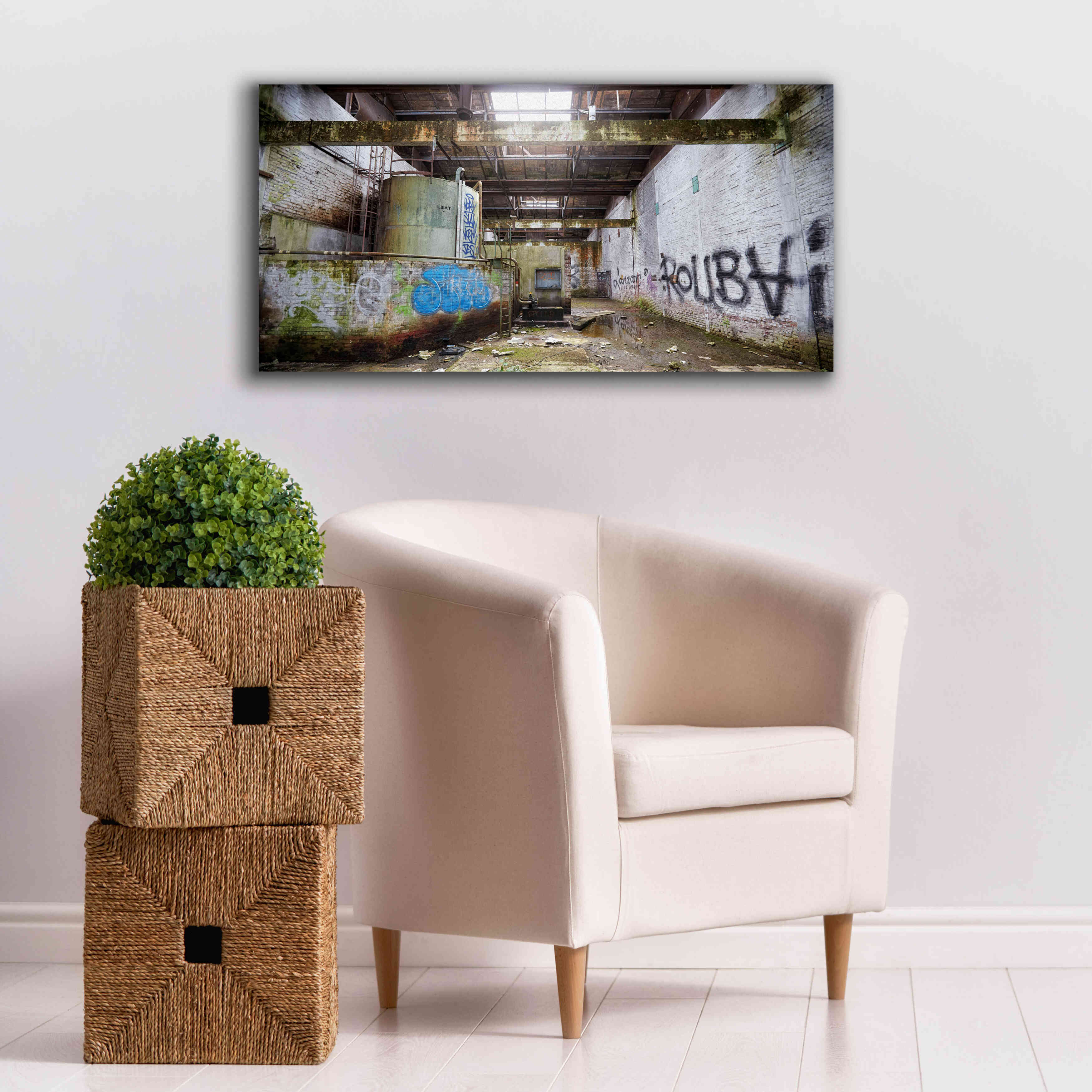 'Roubaix Urbex' by Sebastien Lory, Giclee Canvas Wall Art,40 x 20
