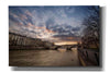 'Paris, End Of A Day' by Sebastien Lory, Giclee Canvas Wall Art