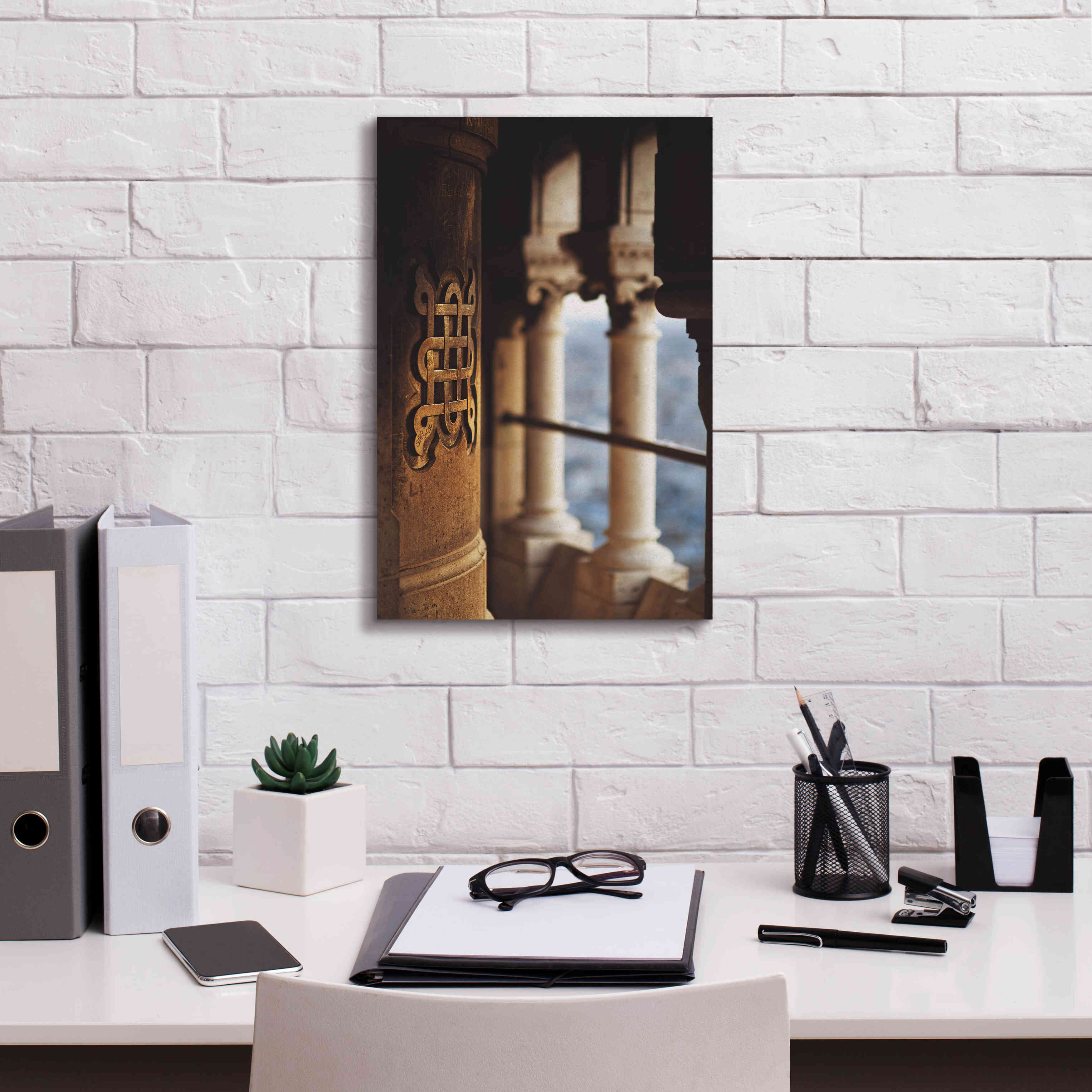 'Coeur Sacré' by Sebastien Lory, Giclee Canvas Wall Art,12 x 18
