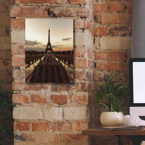 Image of 'Fire Eiffel tOWER' by Sebastien Lory, Giclee Canvas Wall Art,12 x 16