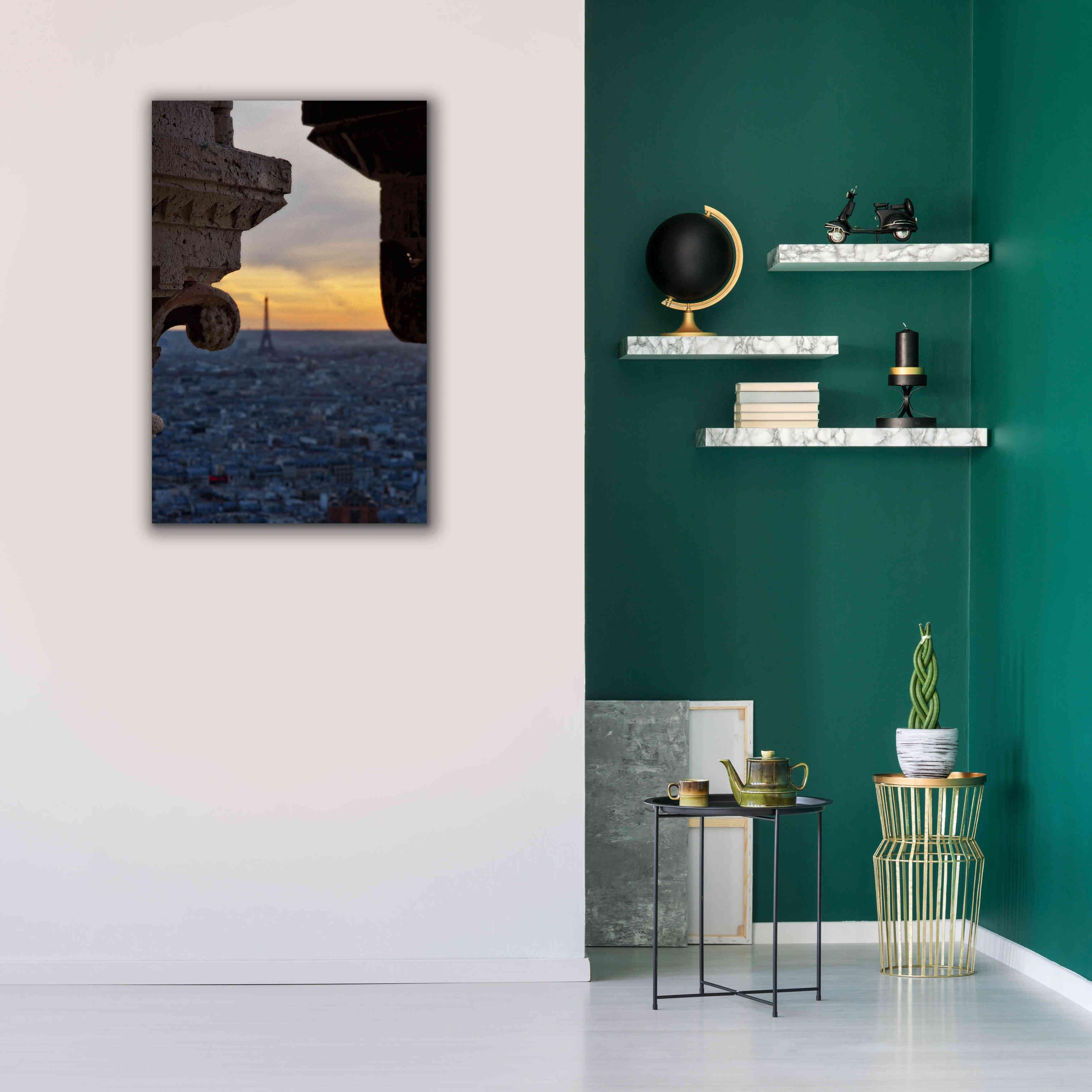 'Distant Eiffel Tower' by Sebastien Lory, Giclee Canvas Wall Art,26 x 40