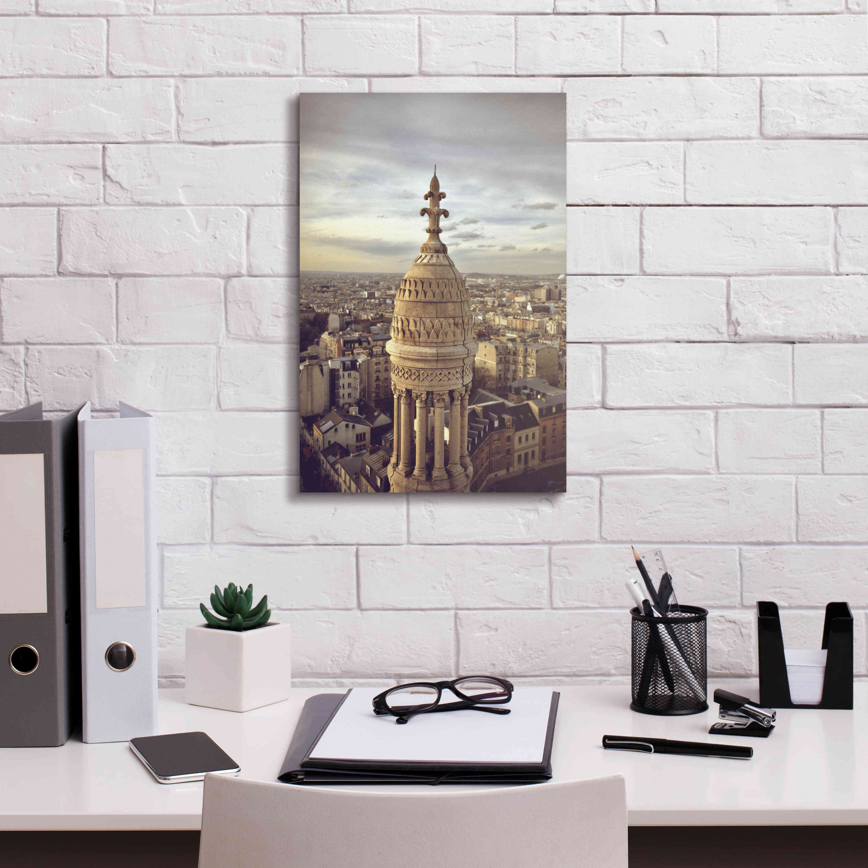 'Sacré Coeur' by Sebastien Lory, Giclee Canvas Wall Art,12 x 18