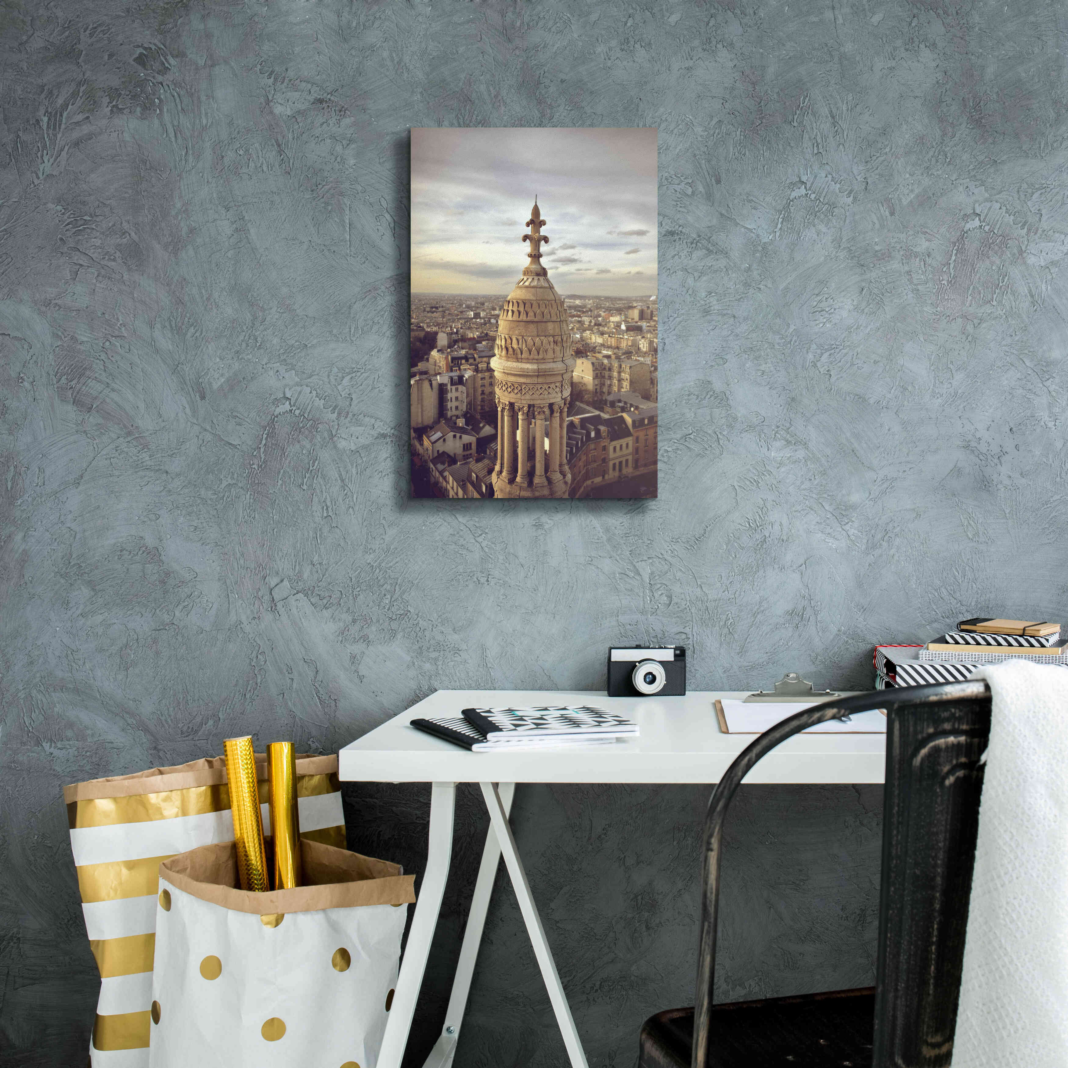 'Sacré Coeur' by Sebastien Lory, Giclee Canvas Wall Art,12 x 18